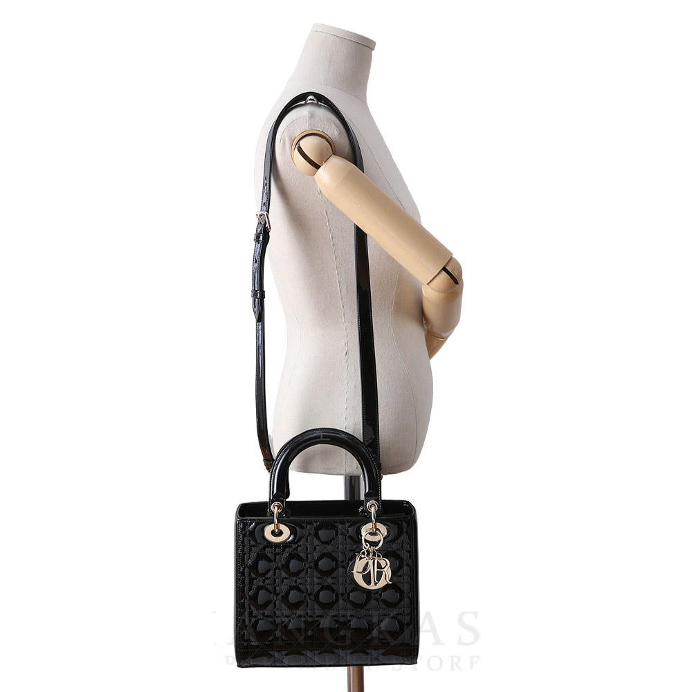CHRISTIAN DIOR(USED)크리스찬디올 레이디디올 페이던트 미듐